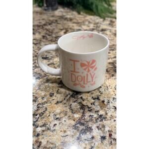NWT Dolly Parton "I Love Dolly" 16 oz Holiday Mug — White